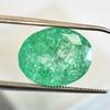 13 Ct Oval shape   Natural Green Emerald Loose Gemstone For Housewarming