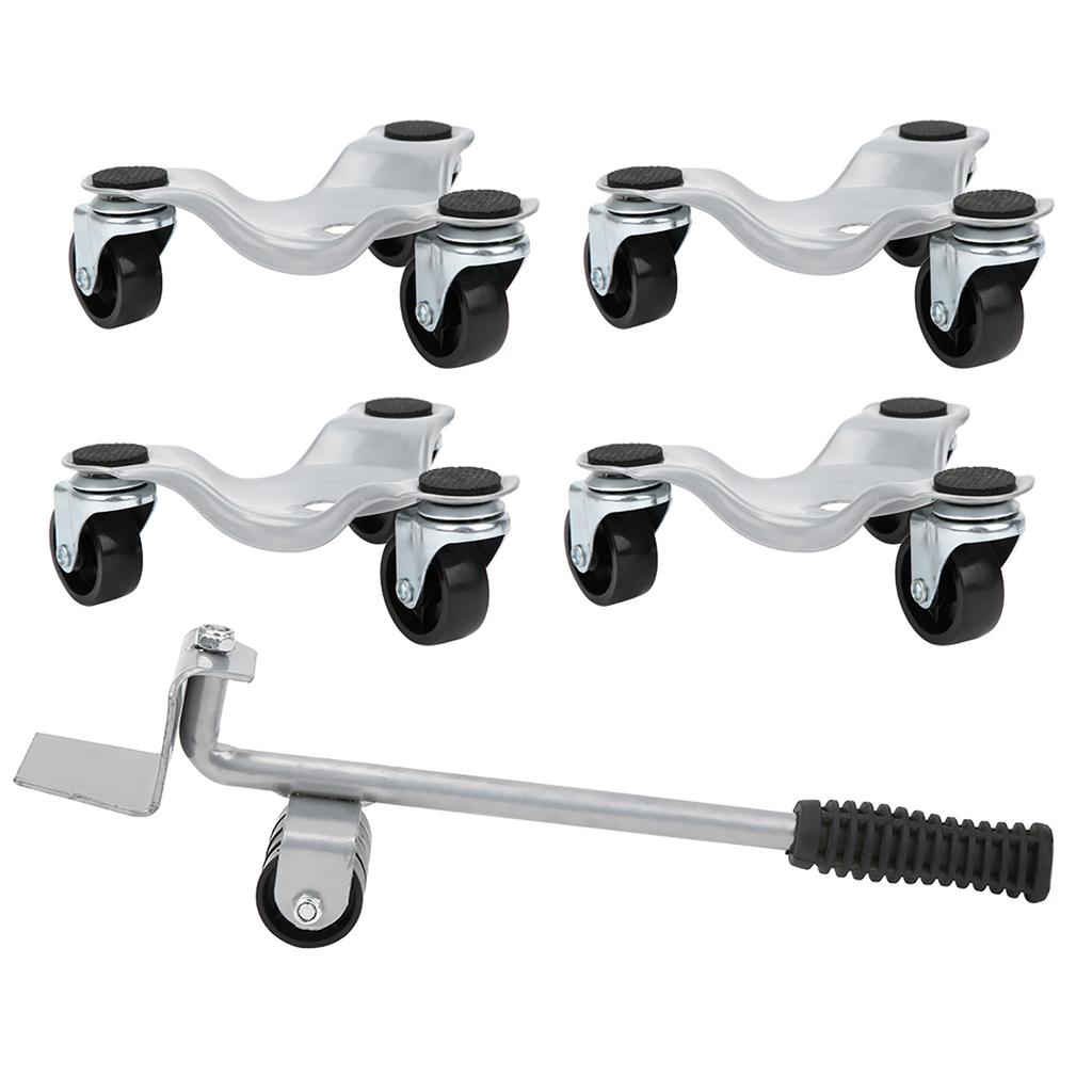 Furniture Transport Set Silver Lifter Moving Plate for Heavy Objects Bearing 400KG
