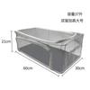 Transparent Under-Bed Shoe Organizer Box Foldable Dustproof Storage Container Sneakers Bedroom Closet