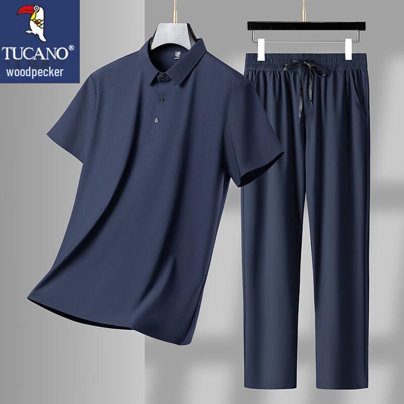 TUCANO Men s Summer Casual Short Sleeve Sportswear Set 180