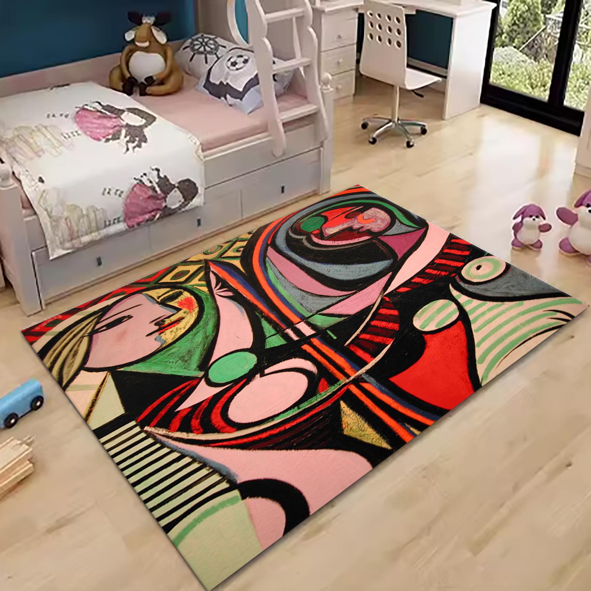 

40×60cm Painting Art Printed Mat Doormat for Living Room Carpet Modern Decoration Bedroom Soft Non-slip Carpet gift for kids 40cmx60cm
