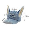 Y2K Distressed Baseball Cap Casual Women's Sun Hat Kawaii Streetwear Hat  for Women
