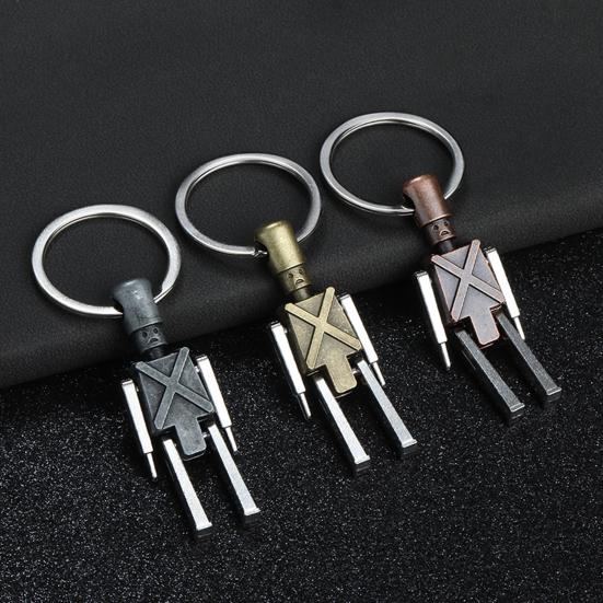 Creative Robots Keychain for Car Keys Purse Handbag Backpack Travel Bag Robot Pendant Keychains Cute Keychains Gifts for Men Friends Teacher Robot