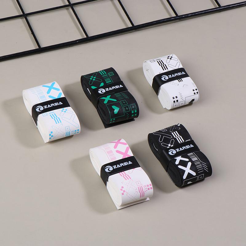 Tennis Badminton Racket Paddle Head Protection Tape Sticker Racket Overgrips Self-Adhesive Shock Absorption Non-Slip Grip Tape