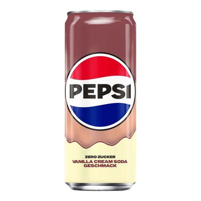 Deutschland Zero Pepsi Vanille-Sahne-Soda 330 ml 1 Dose