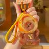 Bread Capybara Capybara Plush Pendant Cartoon Car Key Ring Cartoon Keychain  Bag Accessories