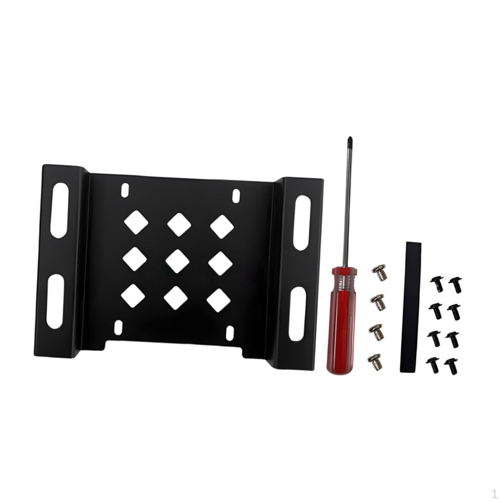

Metal SSD/HDD Mounting Bracket Heatsink Multi-purpose Extension Adapter Rack HDD Mount Holder for чорний
