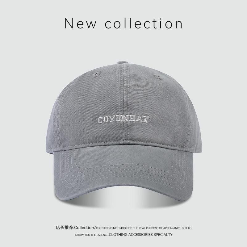 Stylish simple letter embroidery baseball cap street personality sunshade sun protection cap