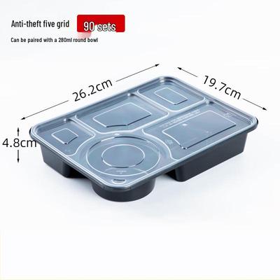 Boîte à déjeuner jetable en plastique MOLUONA