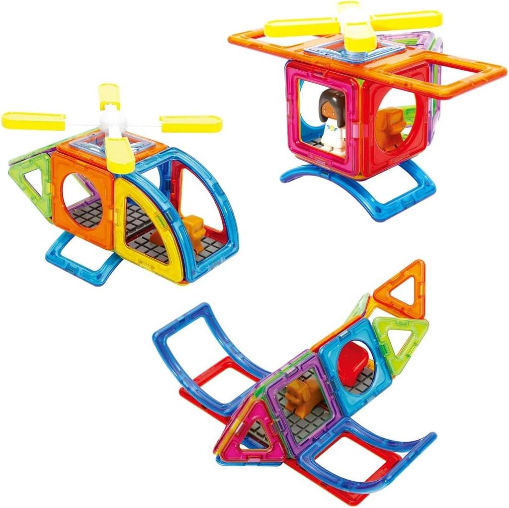 Bornelund Magformers Aircraft Set for Ages 3 and Up [28 Pieces] (MF703015)