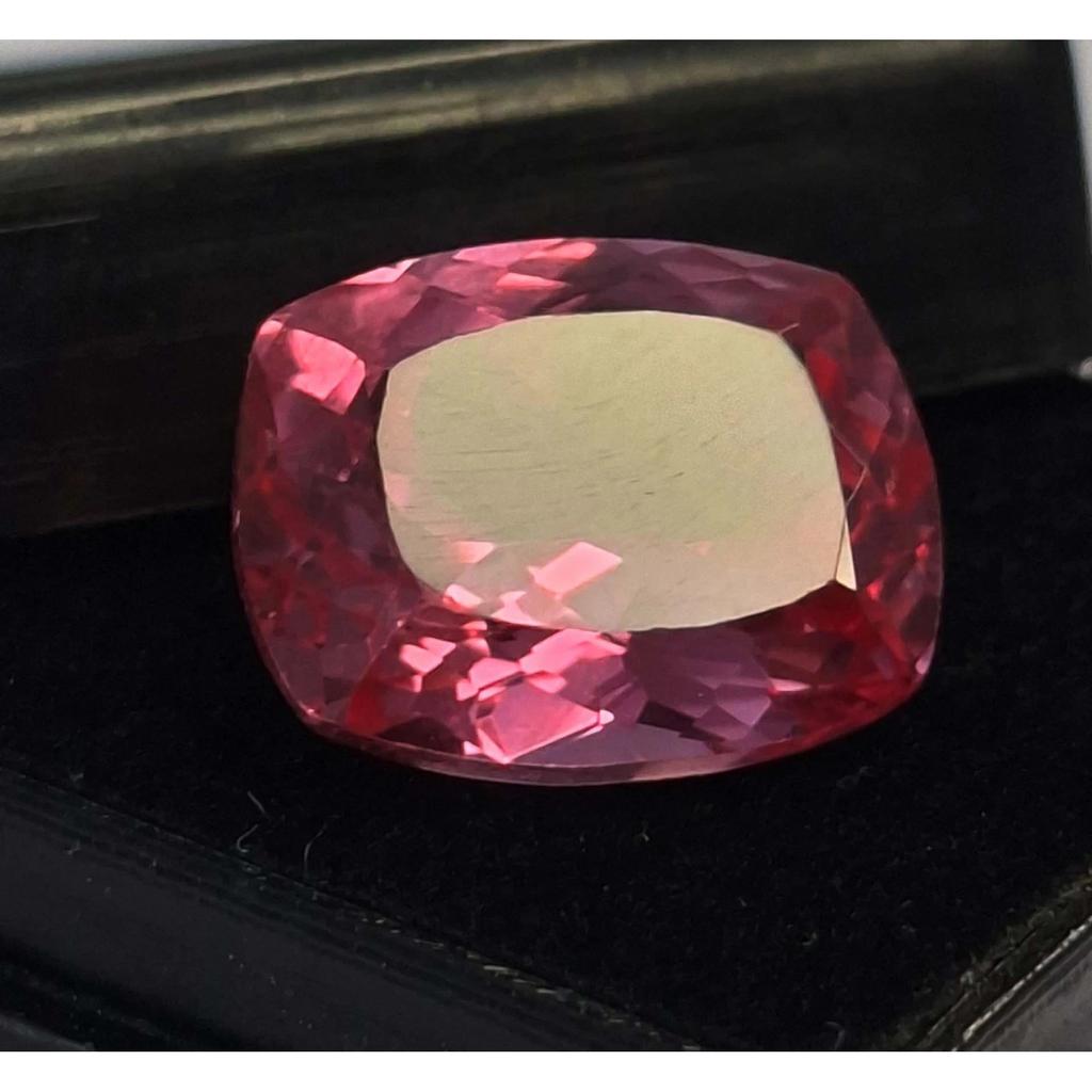 Certified Natural Rubellite Tourmaline Cushion Cut 8-10 Ct Stunning Gemstone
