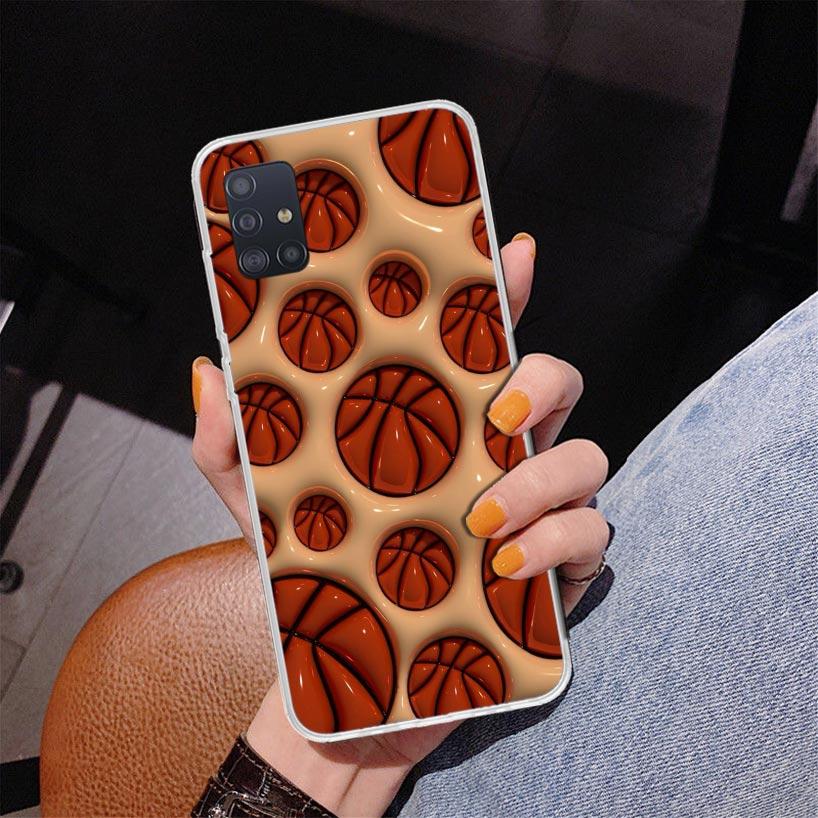 Basketball Basket Play Phone Case For Samsung Galaxy A52 A32 A22 A12 A51 A31 A50S A30S A20S A10S Note 20 Ultra 10 Plus S10 A72 A