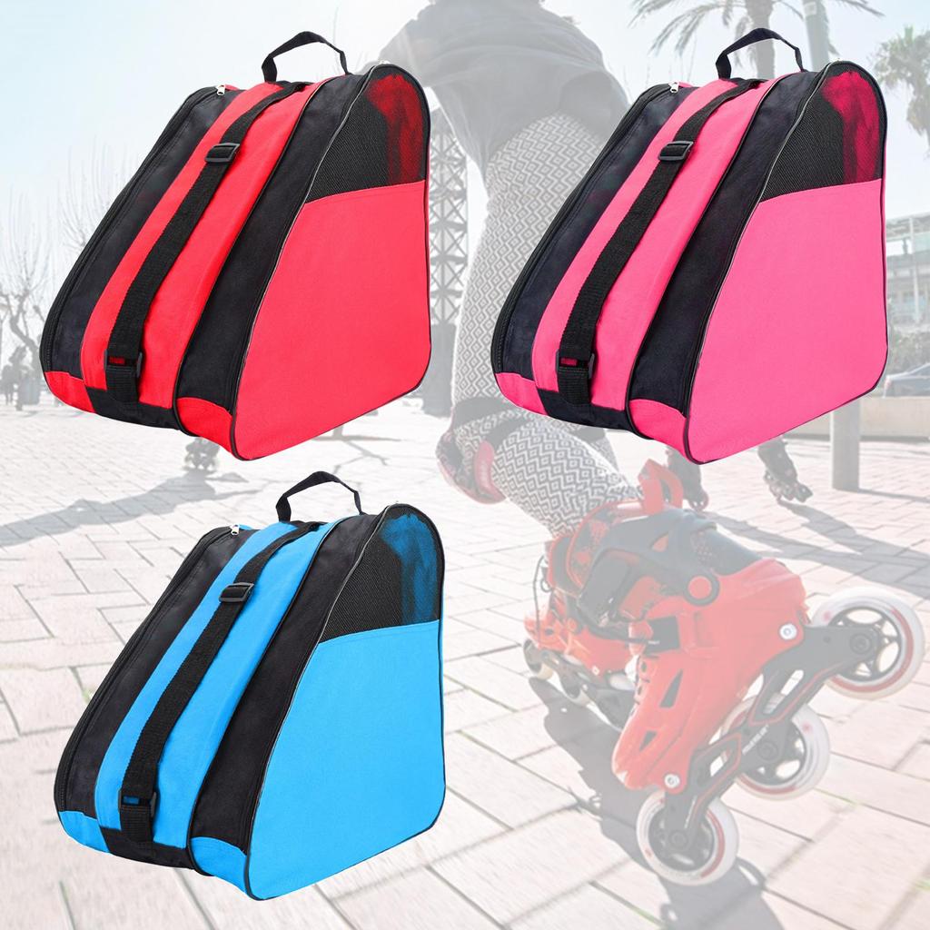 Roller Skates Bag Ice Skates Sports Carry Storage w/Handle