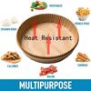 50/100 Stück Spezialpapier für Heißluftfritteuse Backen Ölfest Ölabsorbierendes Papier Haushalt Grillplatte Lebensmittel Ofen Küchenpfannenunterlage