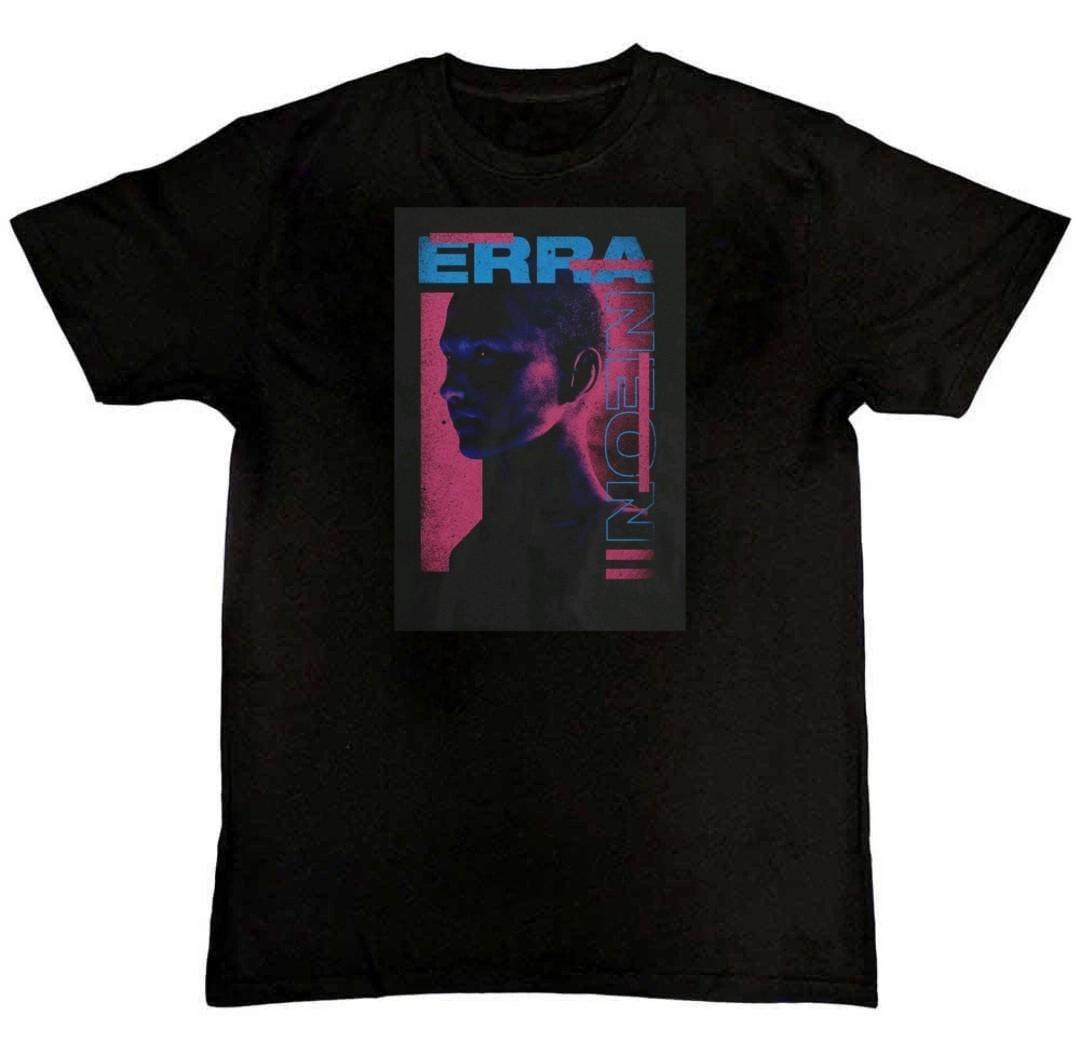 ERRA - Neon Band Graphic Print Mens T-Shirt XL