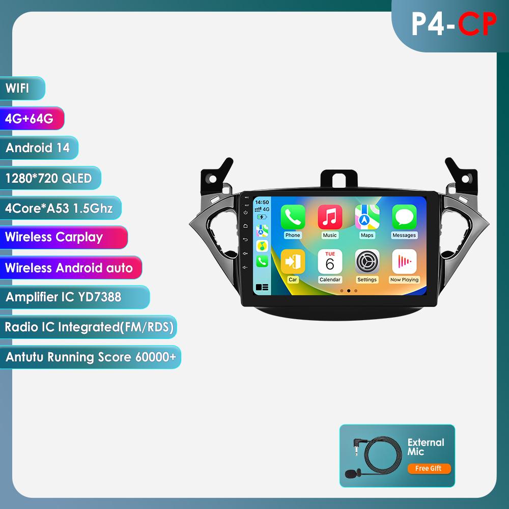 Hizpo 7862 Android Car Radio Multimedia Player for Opel Adam 2013 -2016 for Corsa E 2015 -2019 Audio Stereo CarPlay Auto Touch Scree