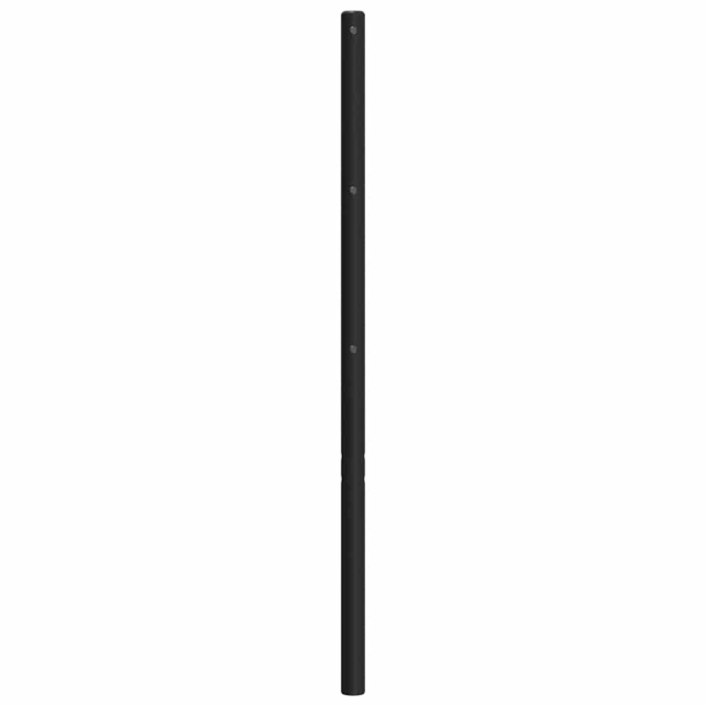 Replacement Headboard Metal Black 120 Cm