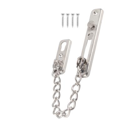 Stainless Steel Durable Anti Theft Chain Lock Security Guard Inside Door Home Hotel(2#)