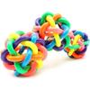 Pet Dog Ball Toys Colorful Bell Woven Toy Popular Dog Bite Resistant Rubber Pet Chewing Playing Fetching Nice Ball Products