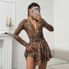 2026 Spring Women's Slim-fit Pleated Jumpsuit Dress with Waist-cinching
