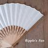 Ripple Omi Linen Blue Gray [K.ONISHI M.D.] Fan, Fan, 23cm, Men's, 78-07