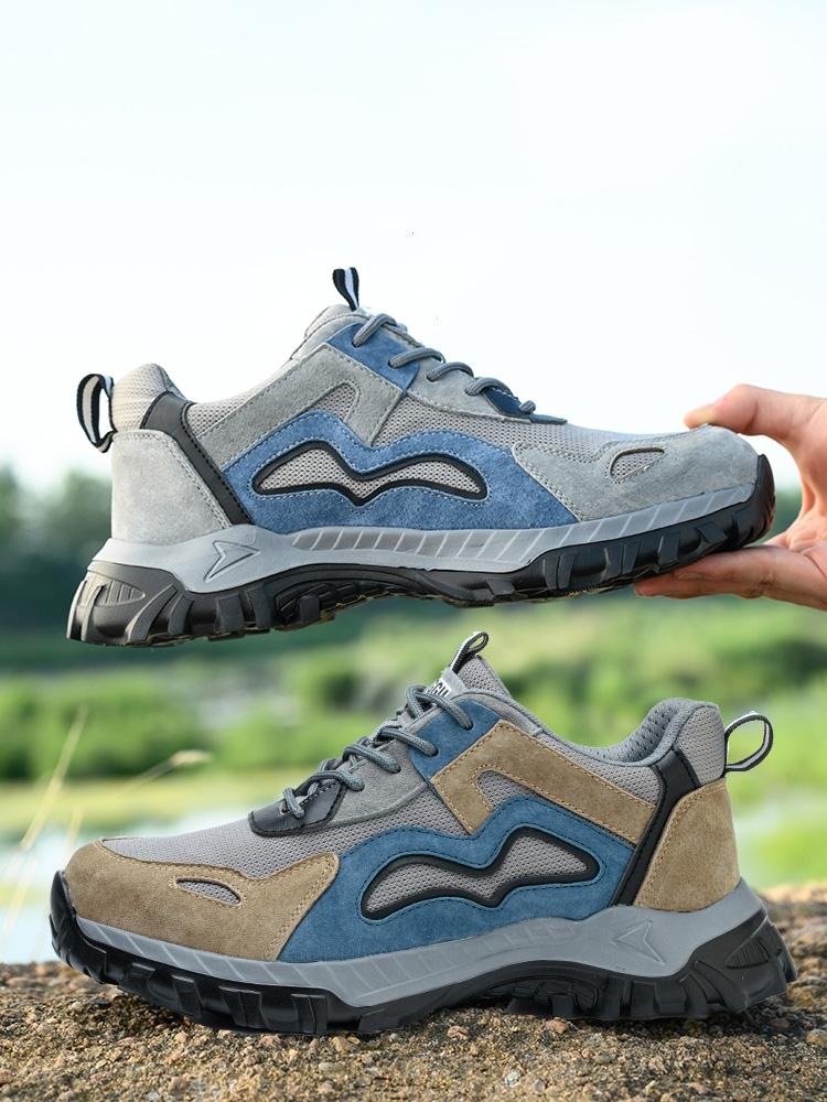 Leichte Sicherheitsschuhe für Herren, Anti-Smash, Anti-Pannen-Arbeitsschuhe, unzerstörbare Arbeitsschuhe, Schutzstiefel, Sicherheit