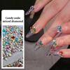 40Pcs Mini Nail Diamond Decoration Multicolor Shine Mixed Loading Stereoscopic Nail Accessories Nail Painting Nail Salon