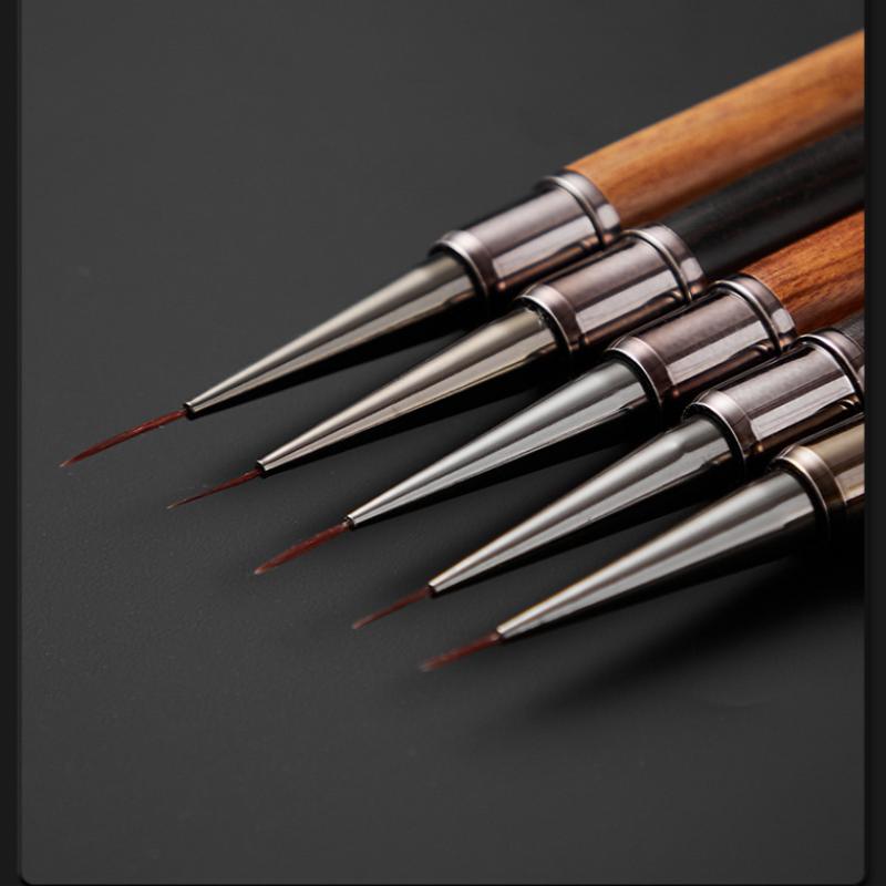 Sandalwood Line Nail Art Pen Double Headed Brush Nail Construction Pen High Quality Paintings Pen Nail Tools