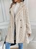 Europa e Stati Uniti transfrontaliero popolare best-seller peluche double-face presa casual cardigan doppiopetto cappotto medio e lungo donna