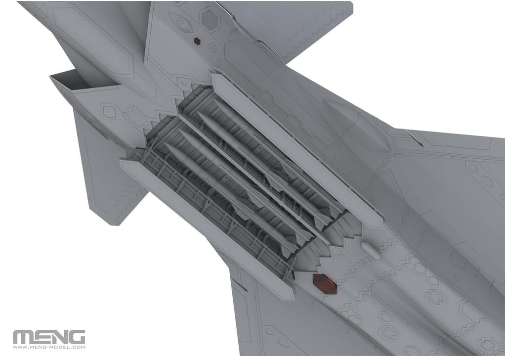 GSI Creos Meng Model 1/48 J-20 Stealth Fighter Plastic Model MLS002