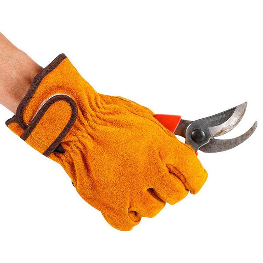 Wear-resistant Leather Working Gloves Non-Slip Safety Gloves Safety Protection