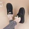 Thick Soled Shoes for Women's New Winter Warm Bread Cotton Shoes with a Simple Comfortable Temperament Sports Board Shoes