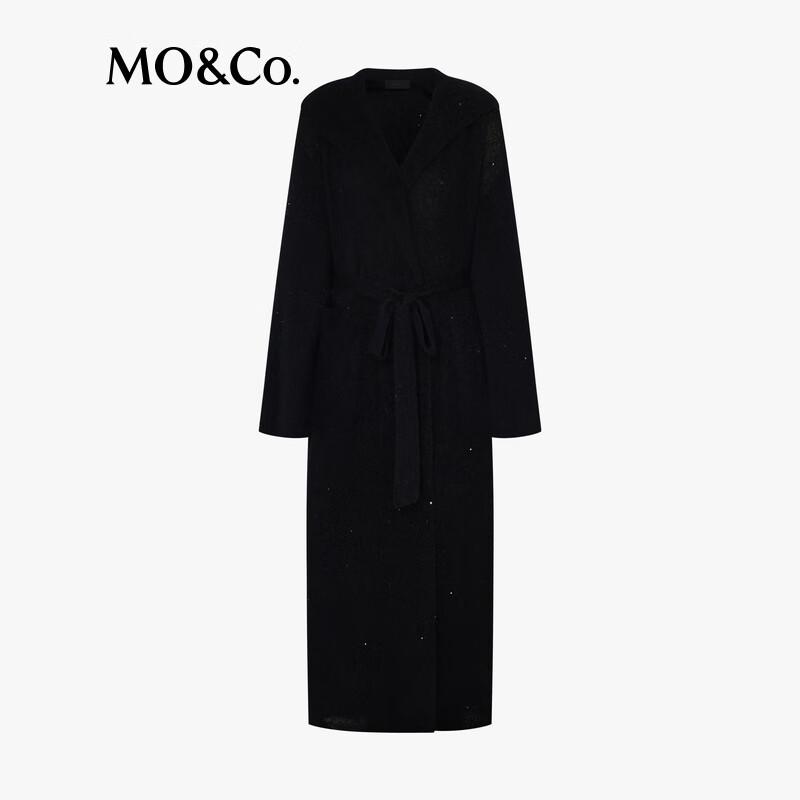 MO&Co. Women's Wool Blend Long Blazer