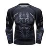 Fight Workout Mma Men'S Long Sleeve MMA Compression T-Shirt Men Boxing Rashguard Blank Bjj Rash Guard Sportswear Tees