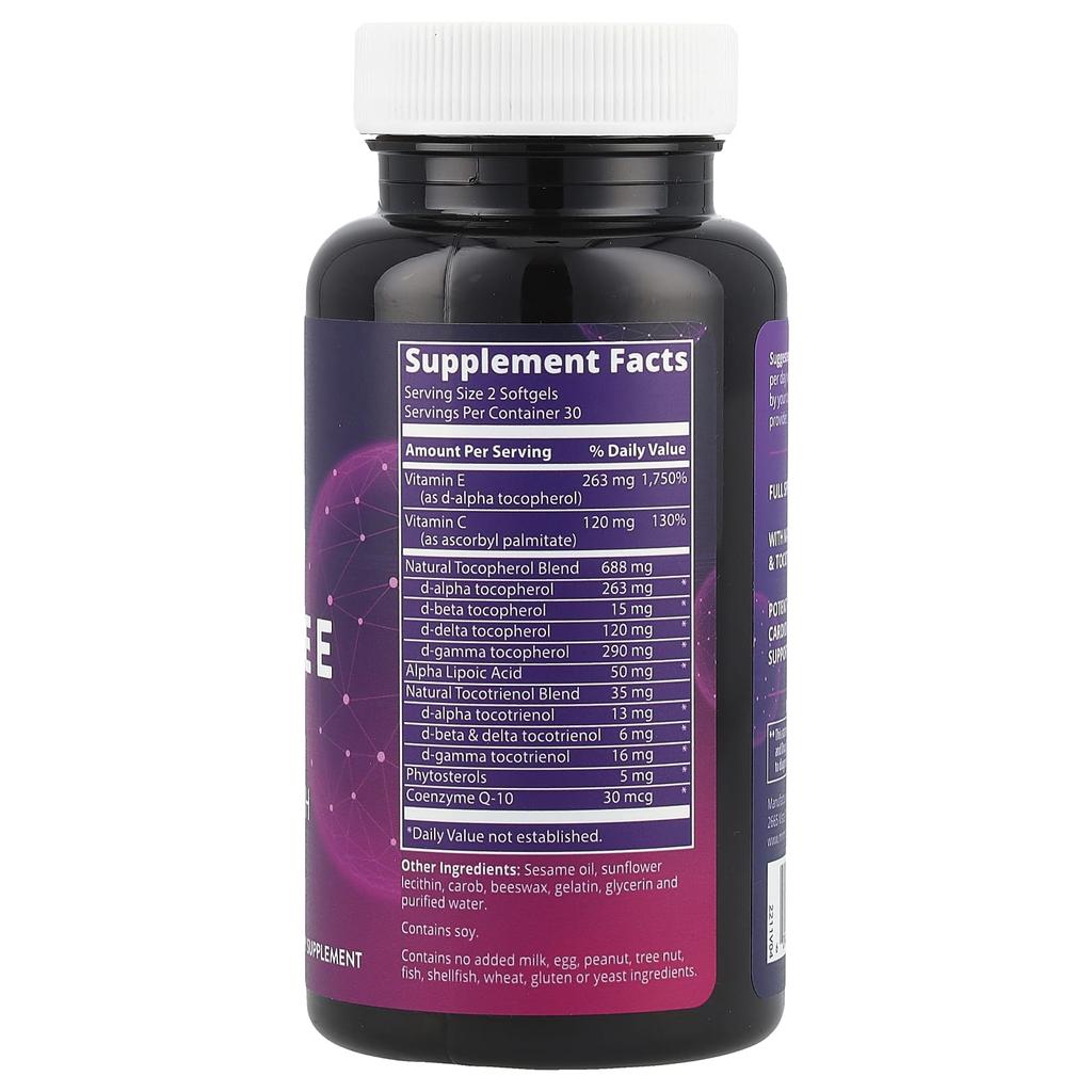 MRM Nutrition, Complete E, 60 Softgels