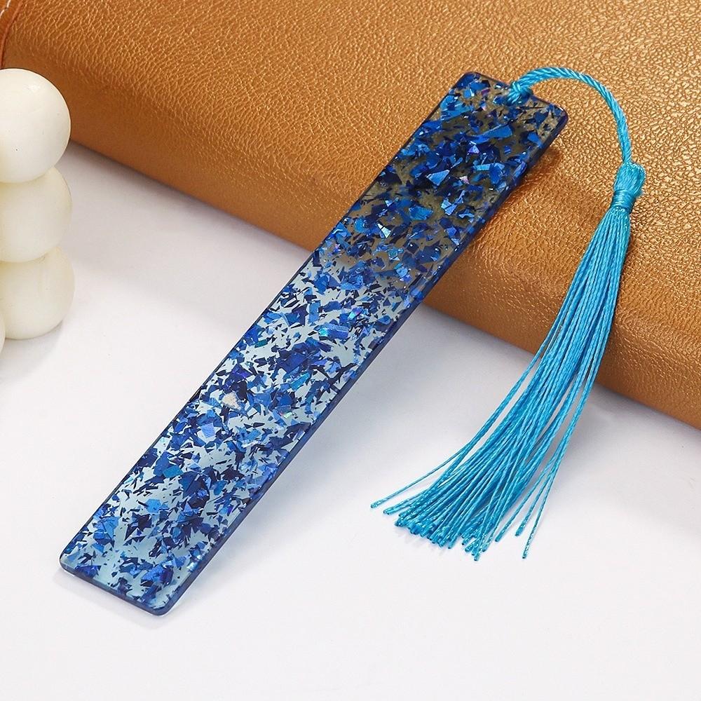 Portable Tassel Bookmarks DIY Glitter Bookmarks New Page Markings Cards Reading Presents