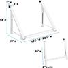 Save Space Over Door Foldable Clothes Hanging Rack Adjustable Telescopic Garment Clothes Drying Organizer for Bathroom Apartment