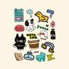 Korean-Style Cute Puppy Jelly Stickers for DIY Journals & Phone Cases