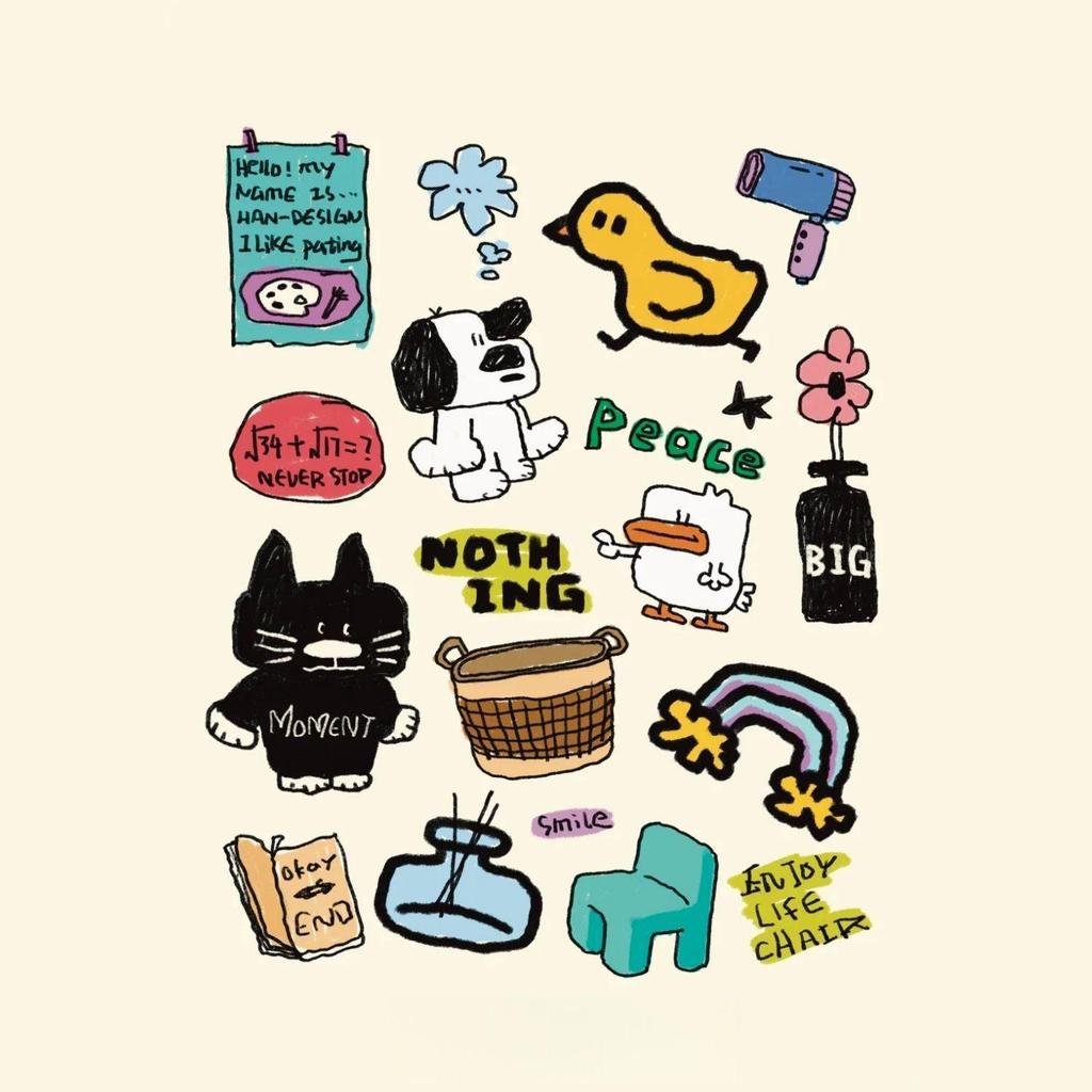 Korean-Style Cute Puppy Jelly Stickers for DIY Journals & Phone Cases