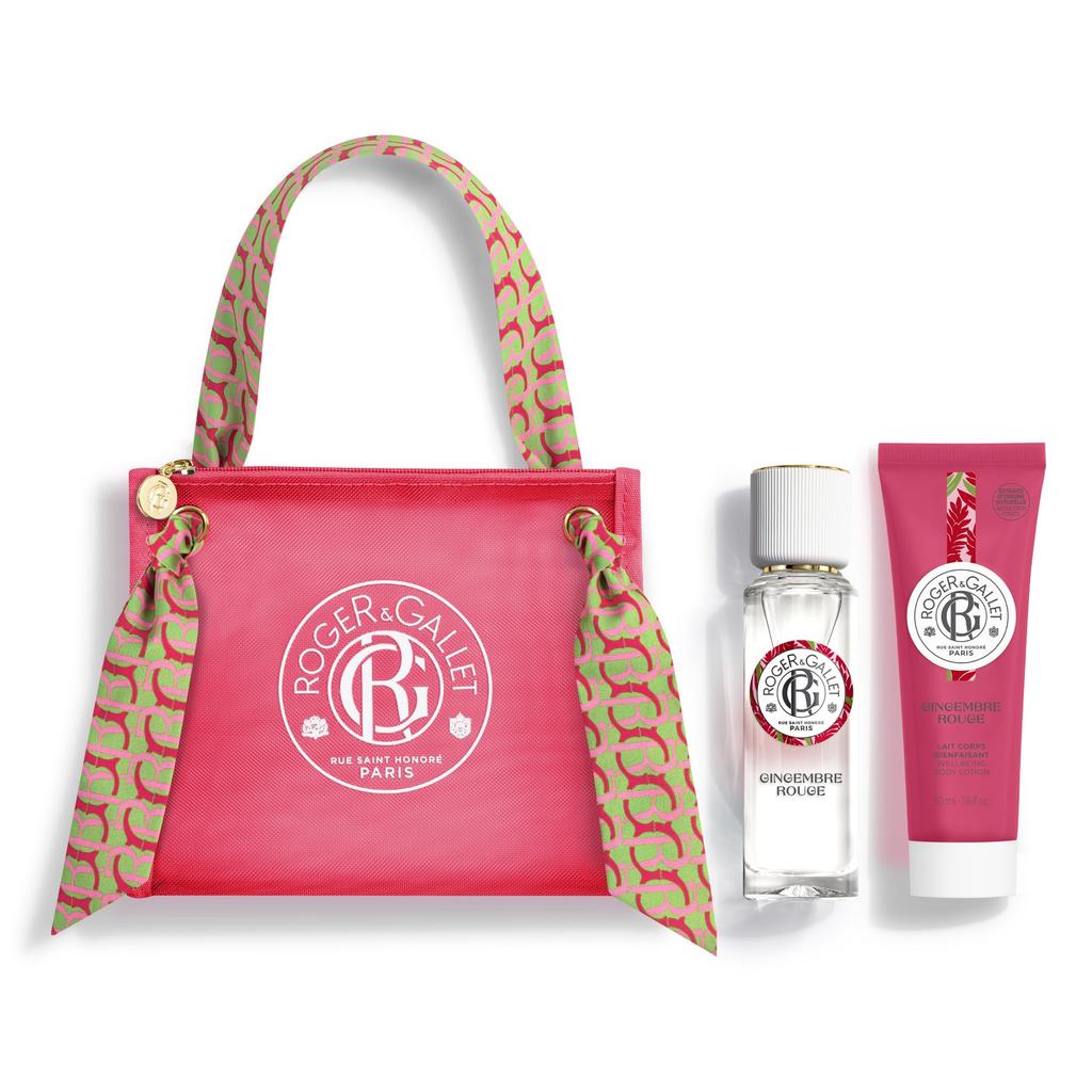 ROGER & GALLET Eau Parfumé Travel Pouch Ginger Rouge 30ml + 50ml
