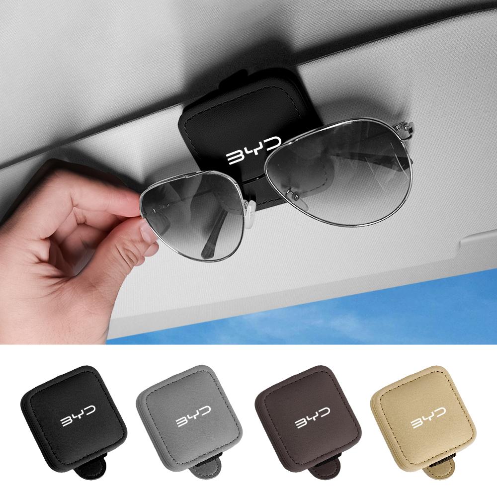 Clip Soporte para Gafas de Sol de Coche Para BYD Song Plus Atto 3 Han EV Tang DM Qin Seal Dolphin U Sealion 7 Yuan F0 G3 I3 M6 G5 T3 F3 S6 S7