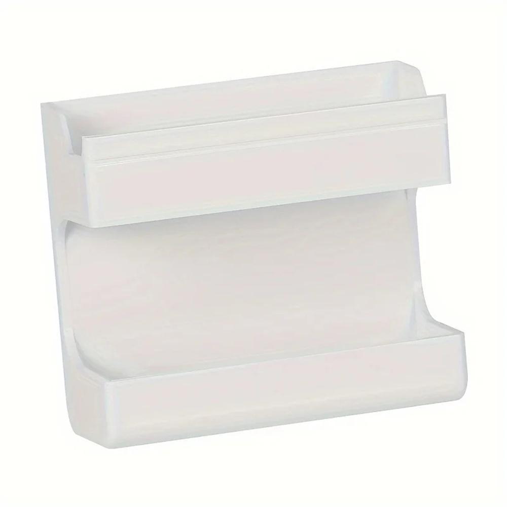 

1 шт. Кронштейн для зарядки мобильного телефона у кровати, фиксированный, настенный, неперфорированный, для хранения белый