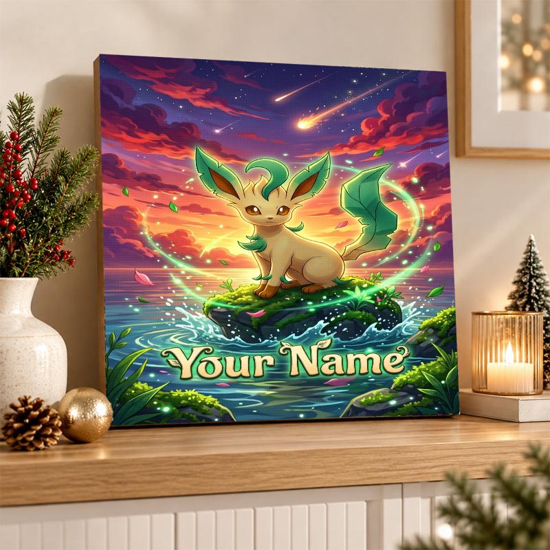 Leafeon Custom Name Diamond Painting Personalized 5D Full Drill DIY Diamond Art Home Decor