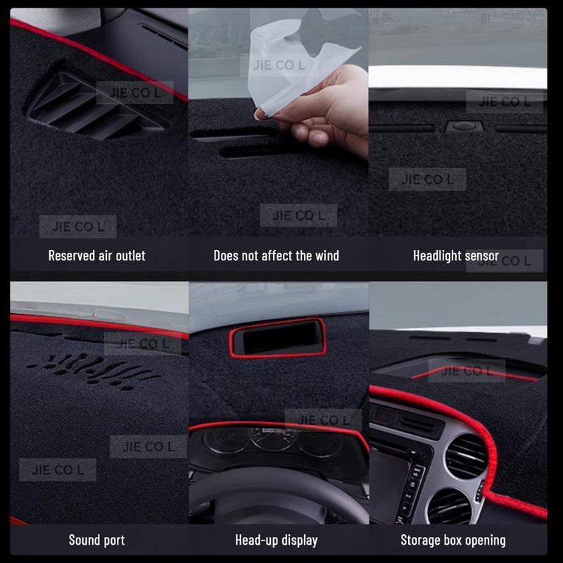 For GEELY GEOMETRY E -2024 Car Dashmat Anti-UV Dashboard Cover Dash Mat Sunshade Cushion Carpet Protective Accessories