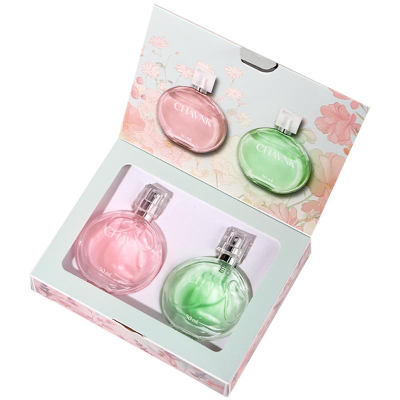 Women s Perfume Lasting Women s Green Encounter Powder Encounter Perfume Perfume Gift Box Set New Product 2*30ML