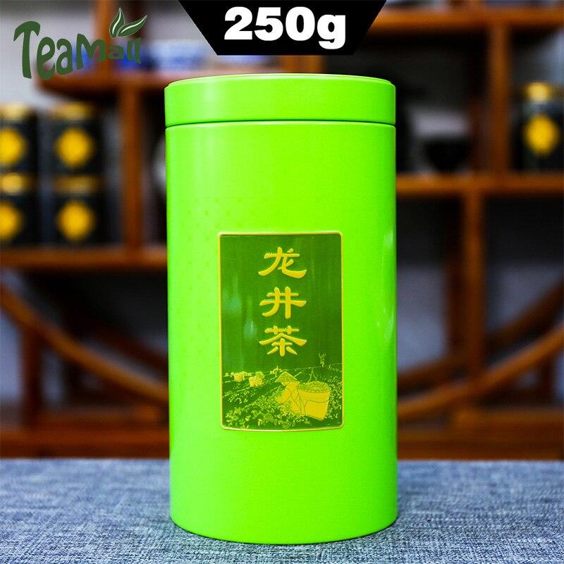 2023 Green Tea Big Buddha Dragon Well Zhejiang Loose Leaf Dragonwell Teas Gift Kin Can 250g