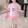 Girls Summer Short Sleeve Hoodie Dress Princess Casual Dress