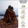1pc Hobbit, Dragon Blanket Lightweight Flannel Throw For Sofa, Bed, Travel, Camping, Livingroom, Office, Couch, Chair, And Bed