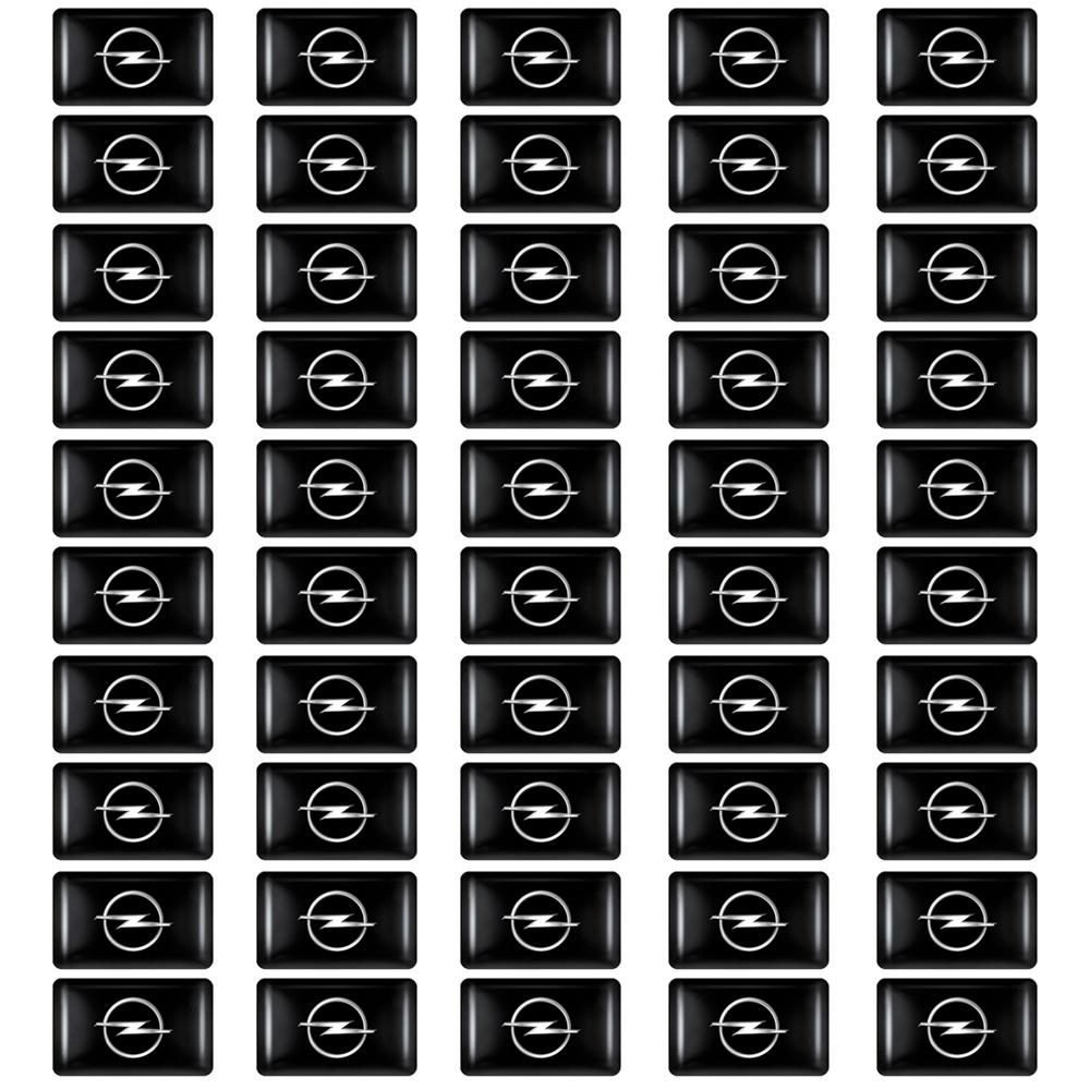 5/10/20/50Pcs Car Epoxy 3D Emblem Stickers Decal Decoration for Opel Astra H Insignia Antara Ampera Mokka Zafira Corsa Vauxhall KC5