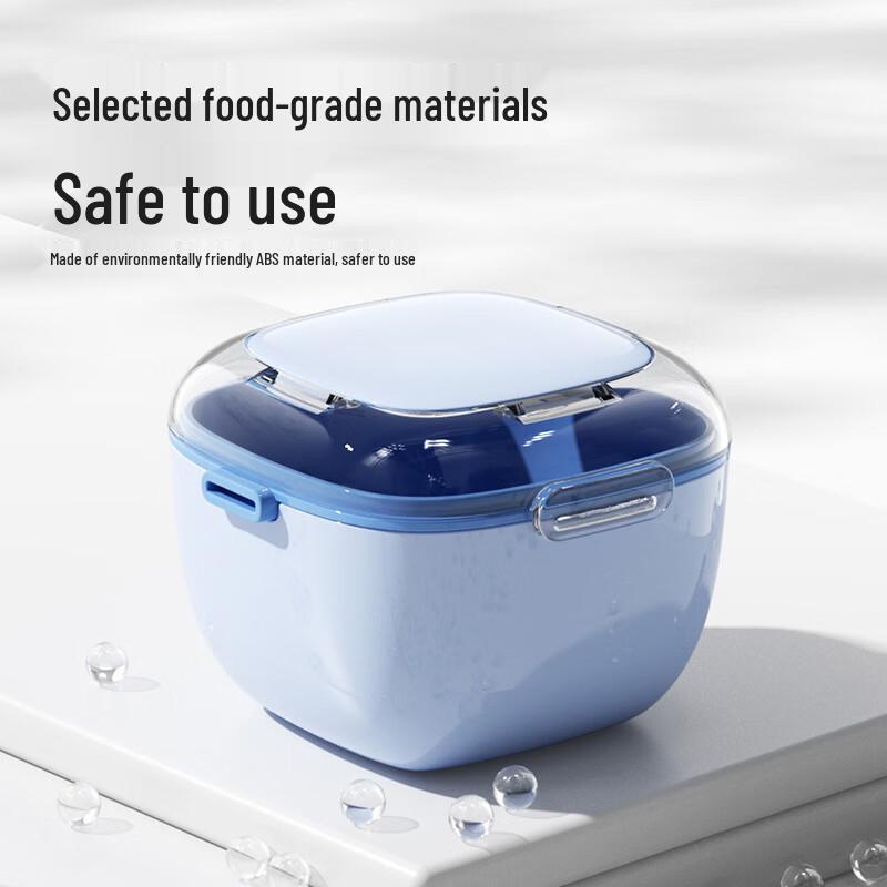 Portable Double-Layer Denture and Aligner Storage Case